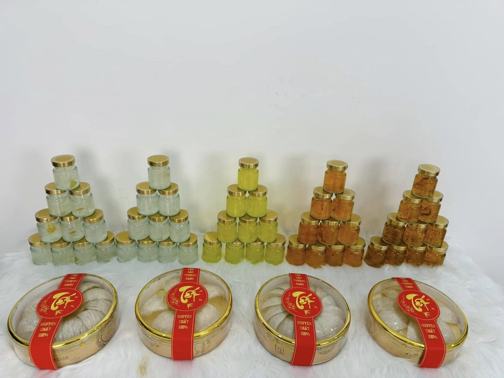 Set quà yến chưng saffron cao cấp sang trọng