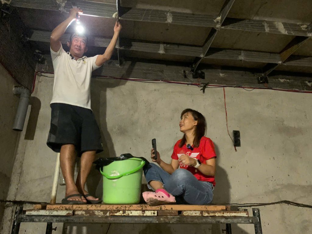 Bên trong nhà yến nhân tạo với hệ thống kiểm soát độ ẩm